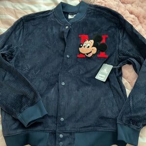 Mickey Mouse corduroy button full sleeve jacket
